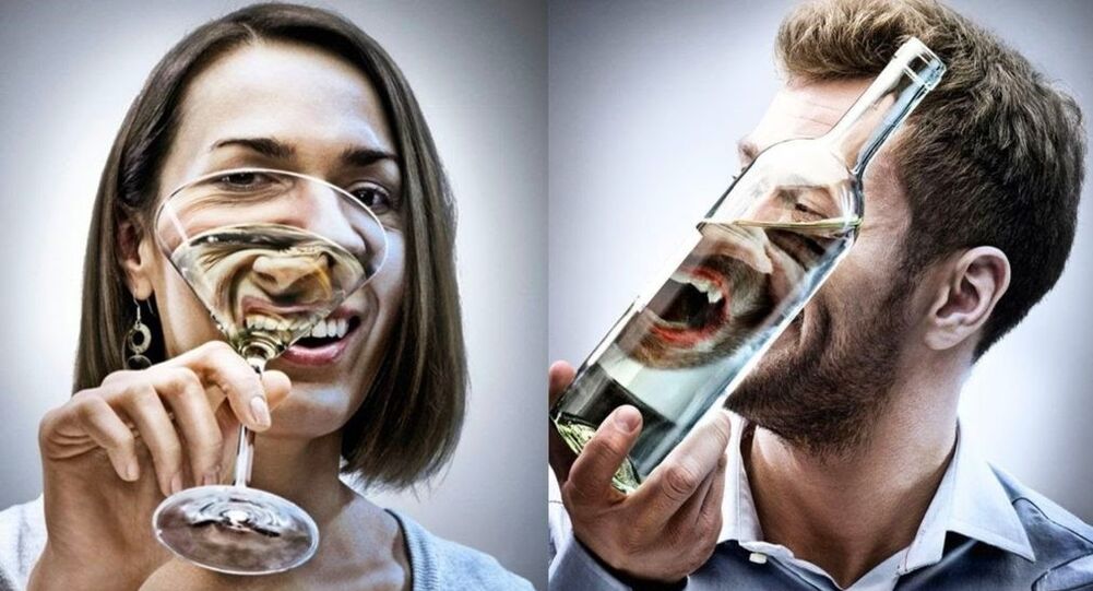 l'alcol distorce la percezione della realtà